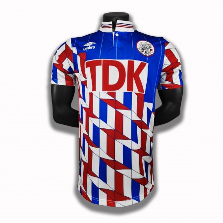 Billiga Fotbollströjor AFC Ajax Retro Borta tröja 1990 Kortärmad